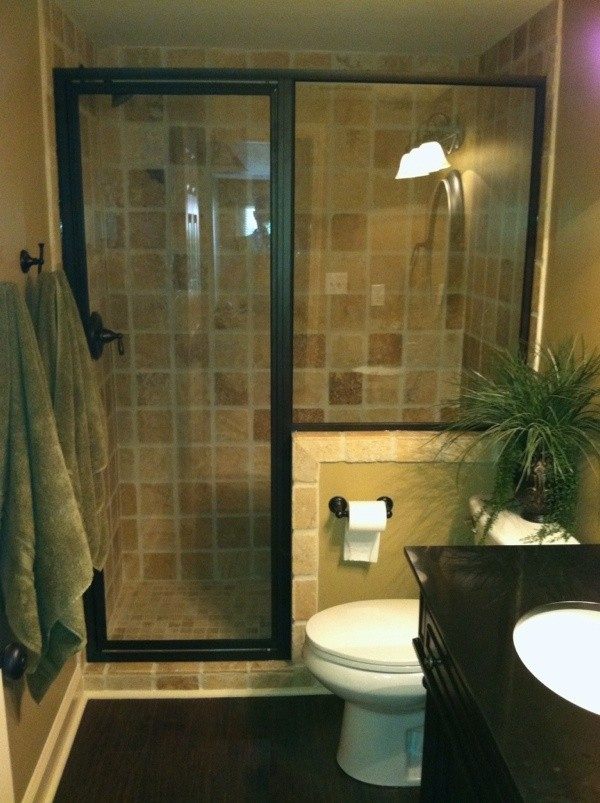Cuartos de baño pequeños dos espacios moderno 