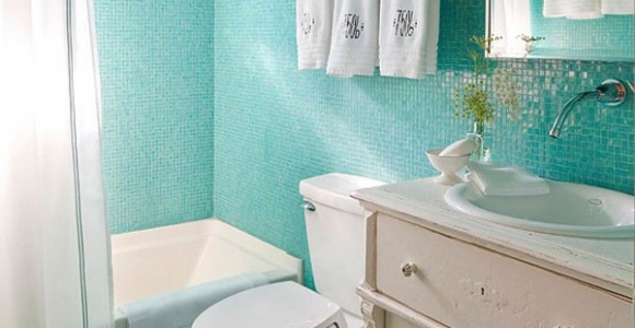 Baños de colores - las tonalidades de moda para el año 2016