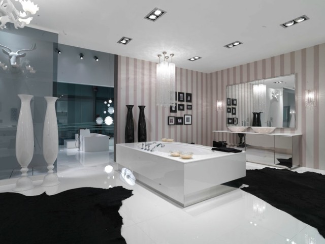 baño exclusivo moderno diseño idea luz