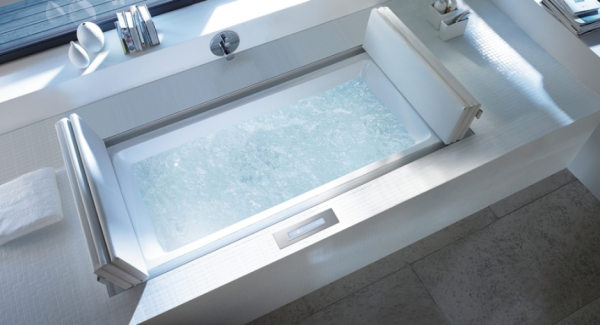 baños modernos de lujo bañera hidromasaje ideas