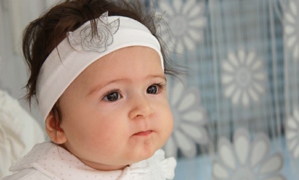 Diadema blanca de felpa elastica bebe diadema blanca felpa elastica