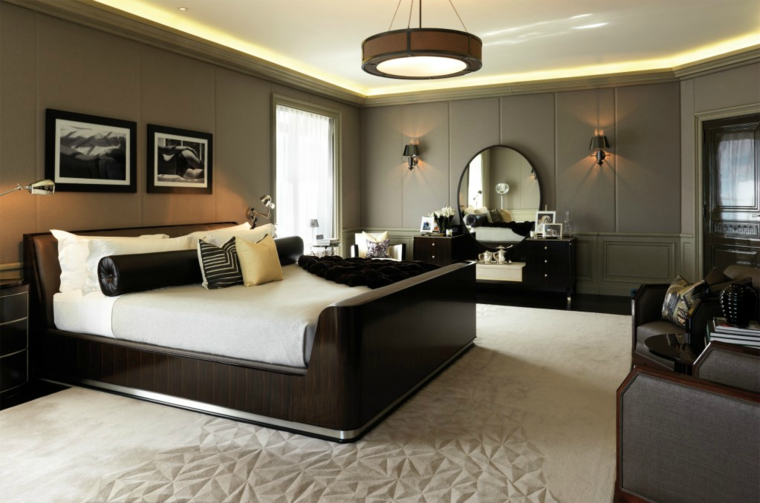 cama grande cuarto diseño lujoso
