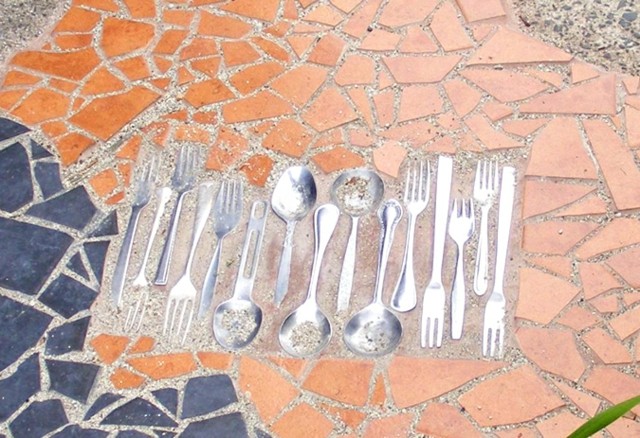 camino original tenedores cucharas antiguas