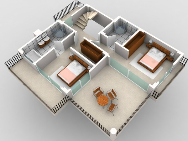 casa plano diseño minimalista moderno