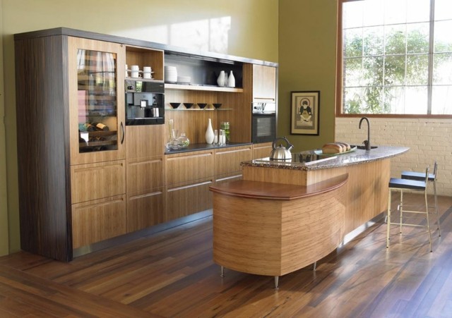 cocinas bonita exquisitas madera idea interesante