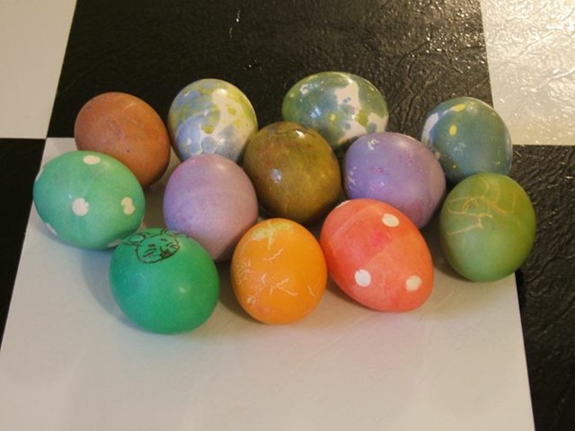 colores paquete huevos dibujos fiesta pascua