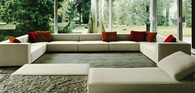 decoración de interiores blanco muebles grandes amplio
