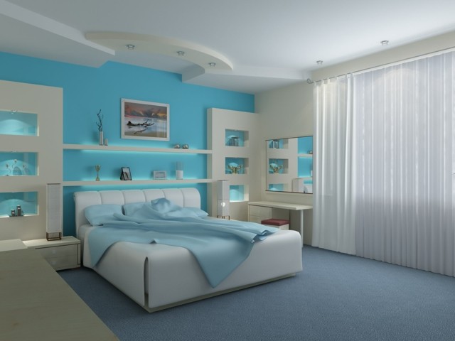 una idea innovadora moderna para dormitorio decoracion exelente dormitorio romantico bonito azul