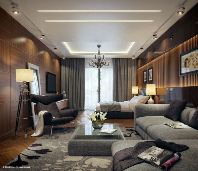 decoración diseño dormitorio salita sofa