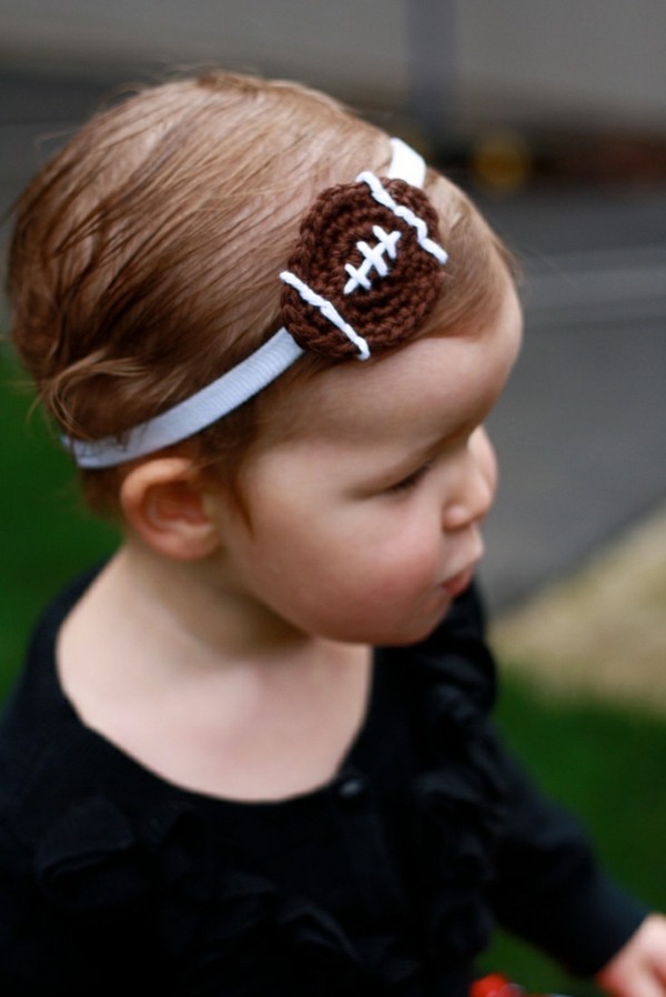 diademas bebe balon futbol americano