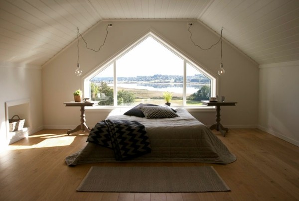 dormitorio bonito suelo parquet madera