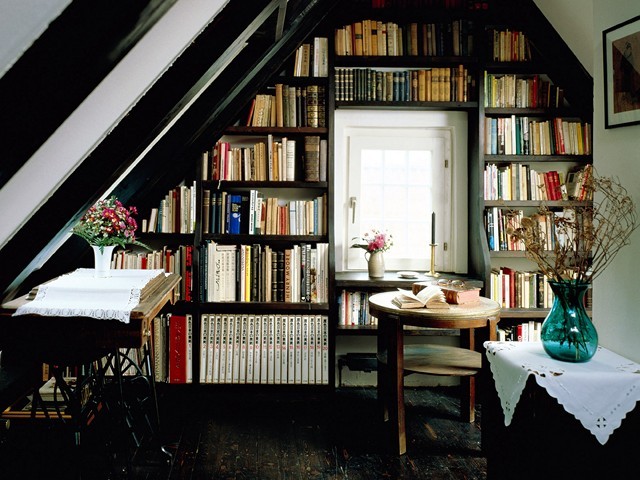 espacio lugar libros partes casa pequeño ventana