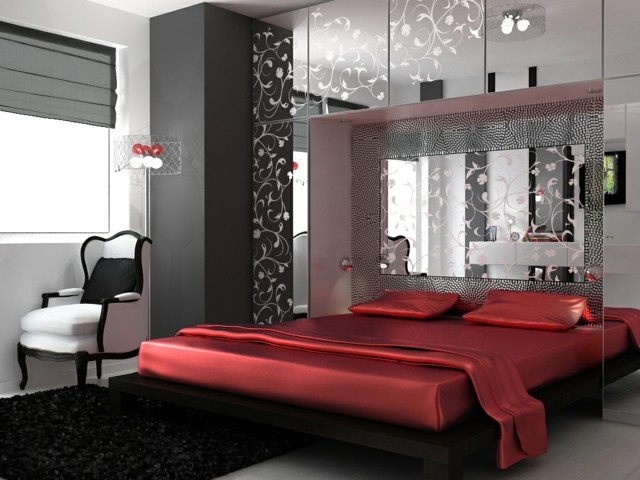 Unas sabans rojo idea muy atrevedi para su dormitorio estilo atrevido dormitorio romantico sabanas bonito rojas