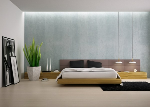 estupenda habitación moderna minimalista