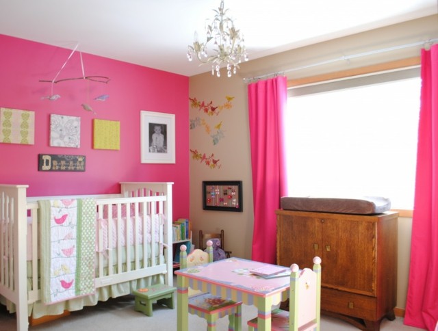 futuro juguetes niña pared cortinas bonito rosa