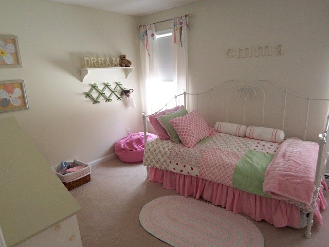 habitaciones juveniles chica adolescente simple color rosa