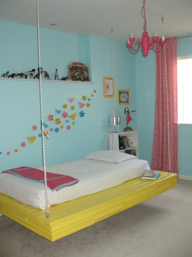 hamacas colgantes habitacion infantil colores