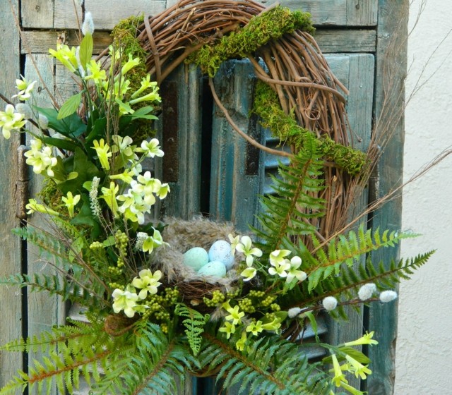 ideas pascua interesante decorar huevos puerta bonito
