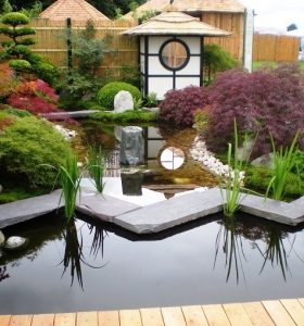 Jardín japonés, un refugio de paz al alcance de tu mano.