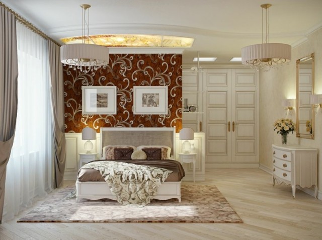 lujosa habitacion decoracion muebles clasico