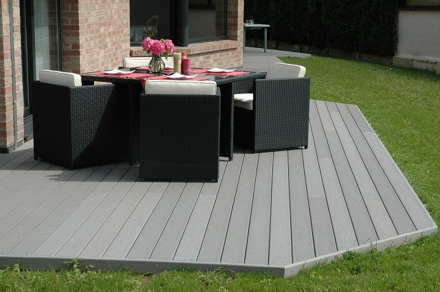 madera terraza plataforma decoración moderno
