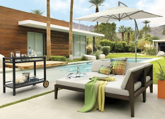 mesas jardin muebles exterior decoracion piscina
