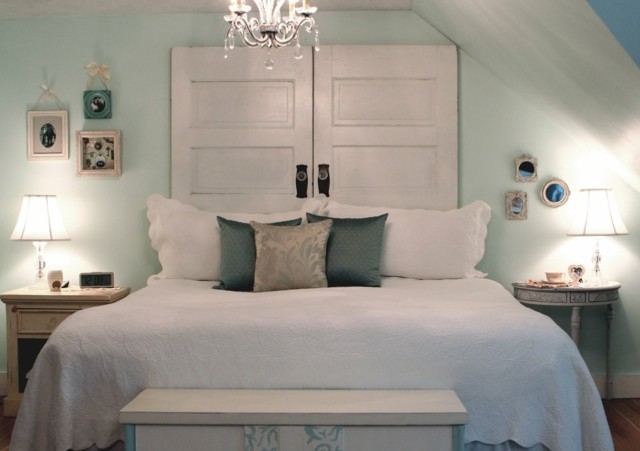 mesitas noche cabezera cama puertas moderno antuiguo