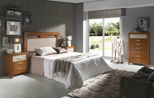 moderno cama moviliario alfombras muebles madera
