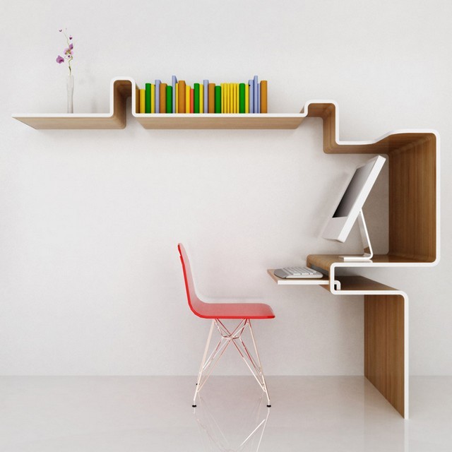 oficina casa idea minimalista interesante innovadora