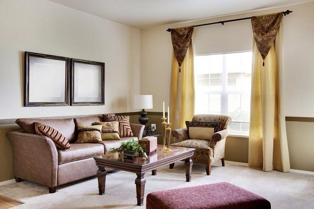 paredes diseño calidos clasico cortinas muebles cojines