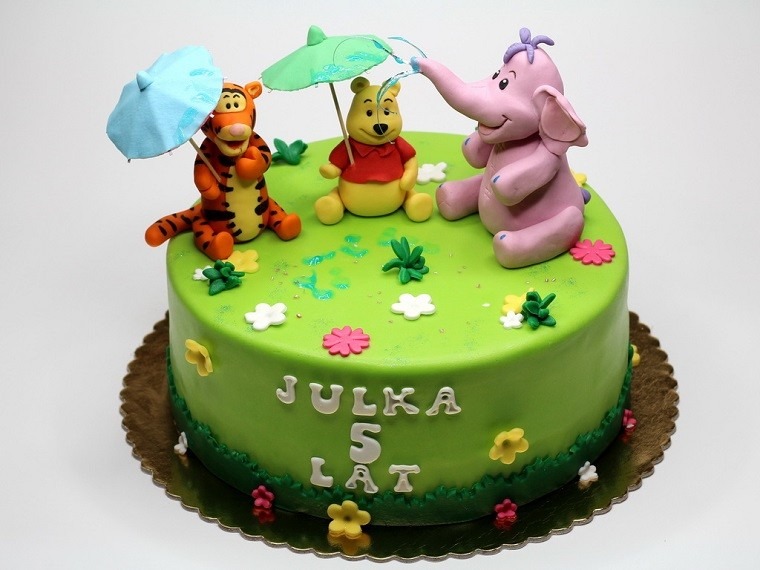pasteles de cumpleaños animados tigre fiesta