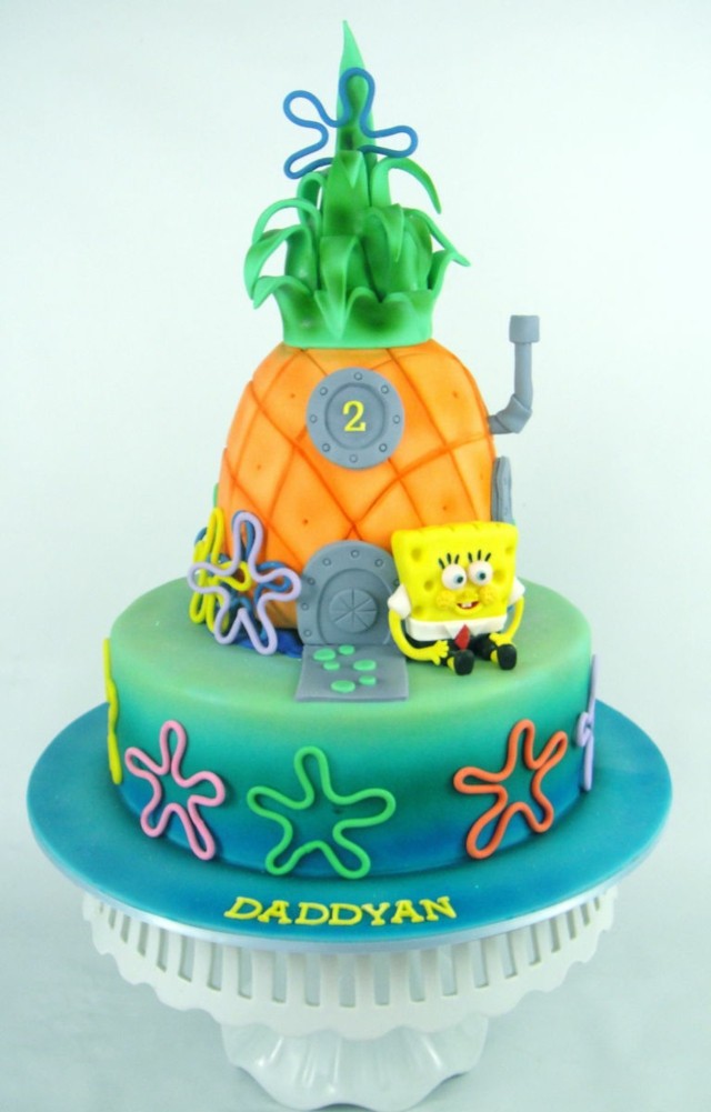 pasteles de cumpleaños bob esponja decoracion