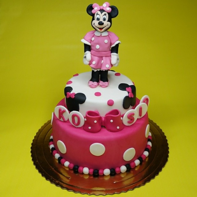 pasteles de cumpleaños disney rosa niñas
