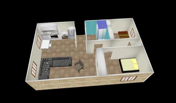 Planos de casas y apartamentos en 3 dimensiones