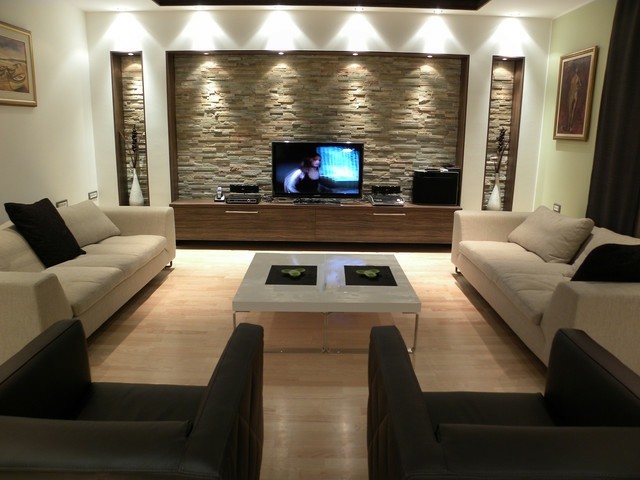 salon contemporaneo moderno muebles diseño grandes