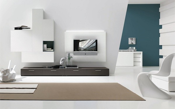 salon minimalista blanco mucha luz