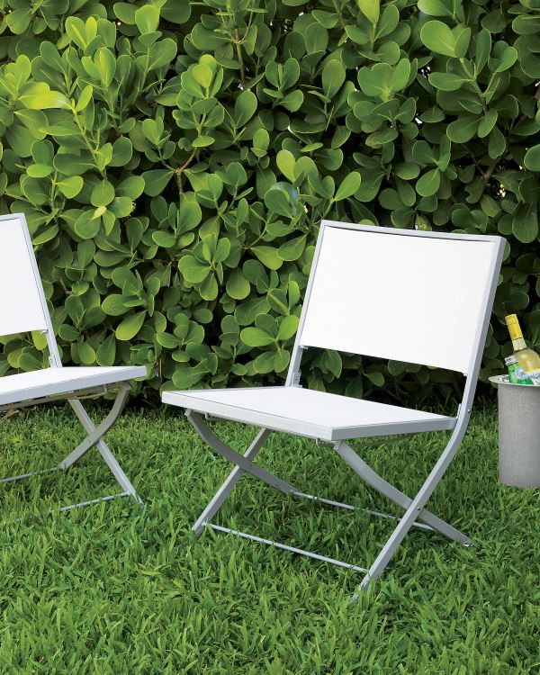 sillas moderno jardin plantas plegables