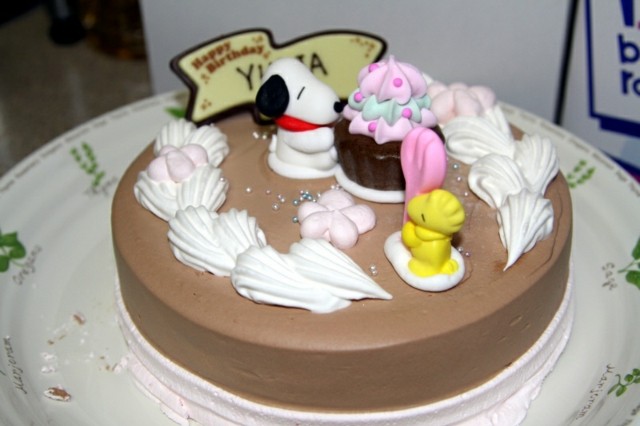 simple decoracion perro tarta pastel