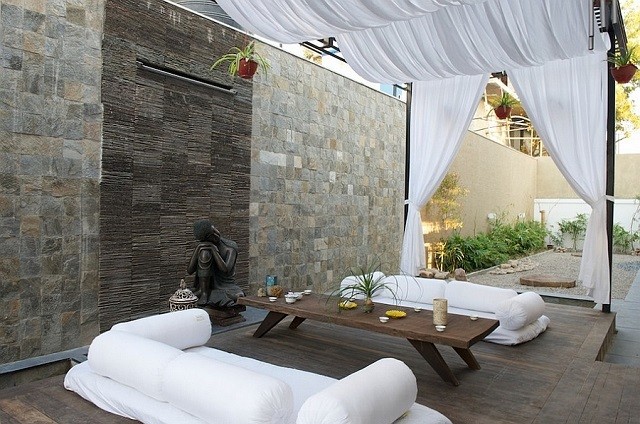 terraza moderno inspiracion combinado tropical
