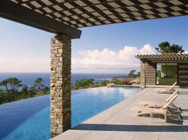 terraza tumbomas decoracion moderno rocas piscina
