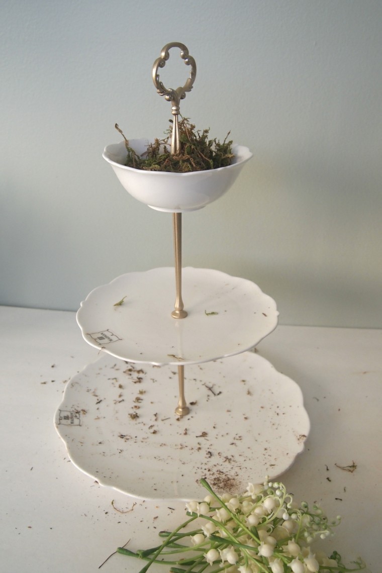 arreglos florales mueble musgo