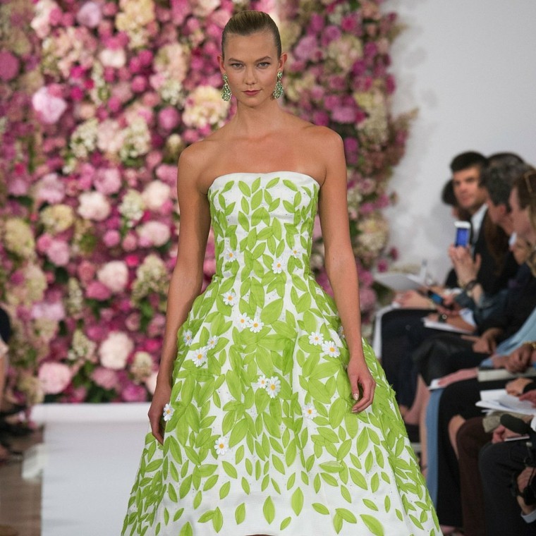 Oscar de la Renta vestido verde