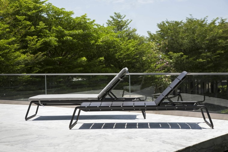 ajustable jardin alumino acolchonada patio