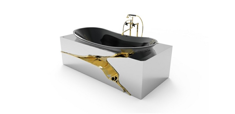 bañera de lujo baño moderno