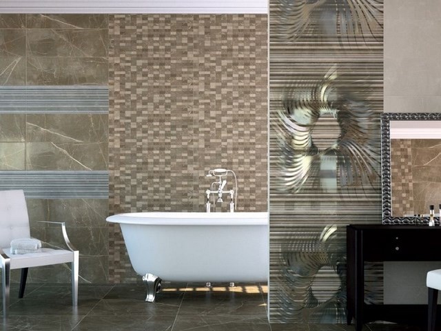 bañera blanca silla muebles mozaico decoracion