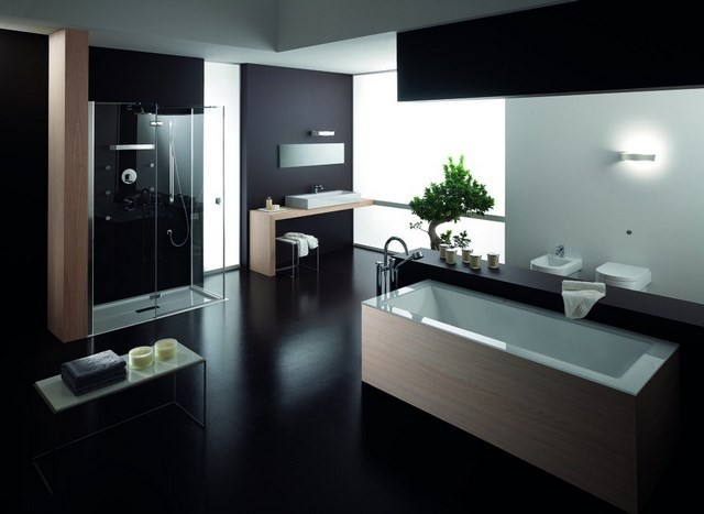 baño plantas bañera led moderno diseño
