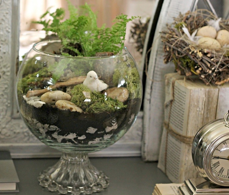 bol cristal decorado natural