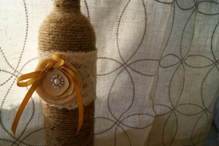 Cuerdas de cáñamo para decorar cuencos y jarrones