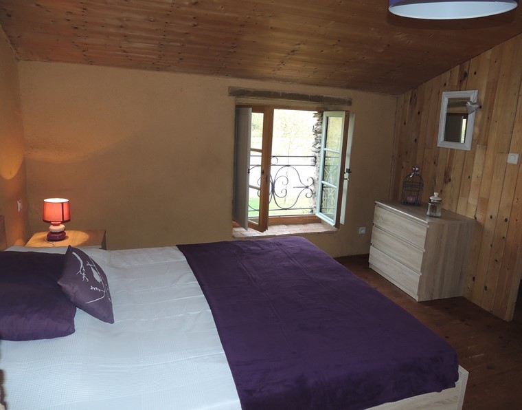 cama grande moderno habitacion estilo rustico