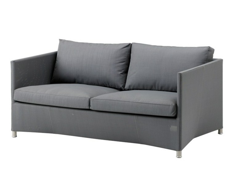 cane line color gris sofas